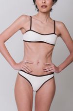 Conjunto de Biquíni Bicolor Off White 