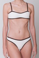 Conjunto de Biquíni Bicolor Off White 