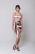 Conjunto de Biquíni Bicolor Off White 