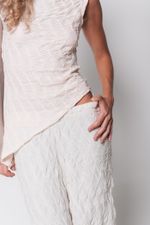 Conjunto de Tule Texturizado Creme