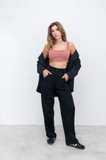 Cropped decote reto Jey