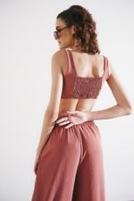 Cropped decote reto Jey