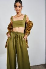 Cropped decote reto Jey