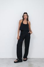Cropped Frente Única Preto