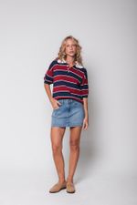 Mini Saia Jeans Azul