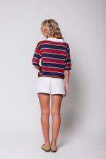 Mini Short Alfaiataria Off White