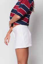Mini Short Alfaiataria Off White