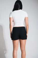 Mini Short Alfaiataria Preto