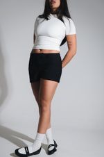 Mini Short Alfaiataria Preto