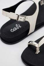 Rasteira de Dedo Metal Off White