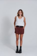 Short Saia Elle Marrom