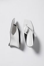 Tamanco Bico Quadrado Off White