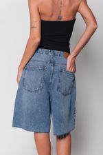 Bermuda Jeans Azul 