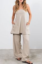 Blusa Alfaiataria Tulipa Bege