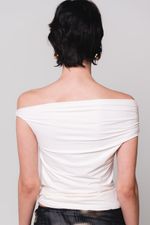 Blusa Ombro a Ombro Off White