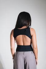 Body Costas Abertas Preto
