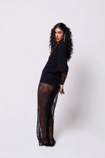Calça de Renda Preta