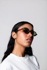 Óculos Retrô Oval Tartaruga  - 