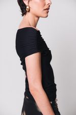 Blusa Ombro a Ombro Preta