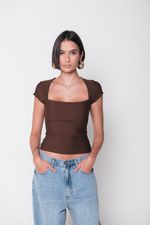Blusa Mia Marrom