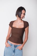 Blusa Mia Marrom