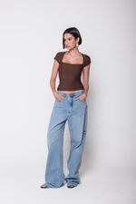 Blusa Mia Marrom
