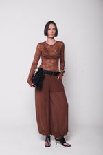  Body de Renda Marrom