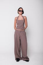 Corset Risca de Giz Bege