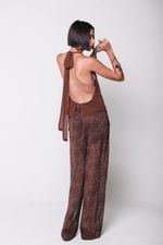 Blusa Frente Única Marrom 