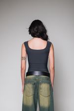 Body Alça Mia Cinza 