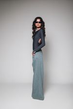 Calça Jeans Wide Leg Azul