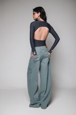 Calça Jeans Wide Leg Azul