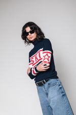 Blusa de Tricot Manga Longa Ski 