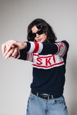 Blusa de Tricot Manga Longa Ski 
