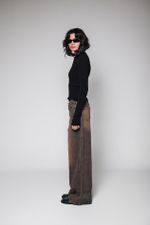 Calça Jeans Lavagem Marrom