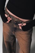Calça Jeans Lavagem Marrom