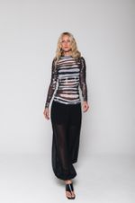 Blusa Drapeada de Tie Dye