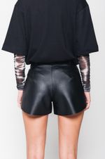 Mini Short de Couro