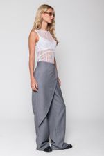 Calça Saia Cinza