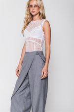 Calça Saia Cinza