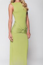 Vestido Longo Argola Verde