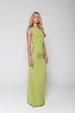 Vestido Longo Argola Verde