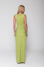 Vestido Longo Argola Verde