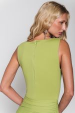 Vestido Longo Argola Verde