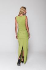 Vestido Longo Argola Verde