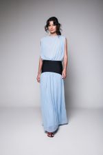 Vestido Com Pala Azul 
