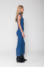 Vestido Midi de Tule Azul 