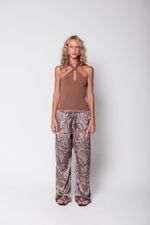 Blusa de Tricot Nó Bege