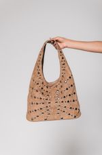 Bolsa Habo Camurça Tachas 