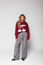 Calça Saia Cinza